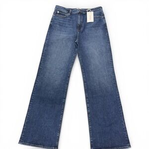 FRAME The Arrow High Rise Boot Cut Jeans Rival Blue Womens 32 x 33 NWT